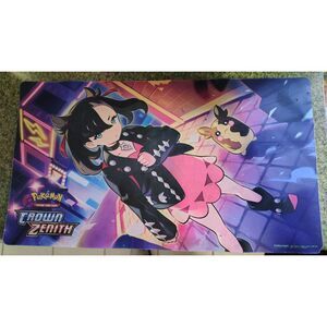 Official Pokémon TCG Crown Zenith Marnie & Morpeko Premium Playmat Mat